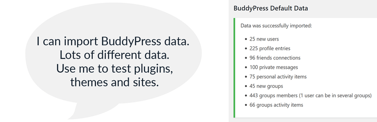 WordPress BuddyPress Default Data Plugin Banner Image