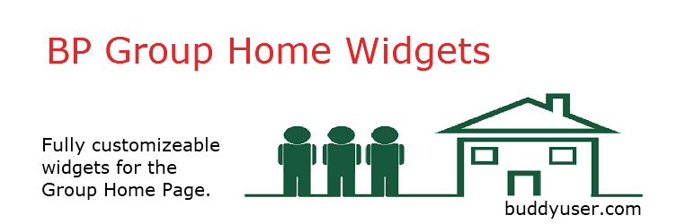 WordPress BP Group Home Widgets Plugin Banner Image