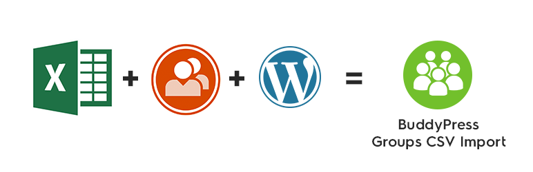 WordPress BuddyPress Groups CSV Import Plugin Banner Image