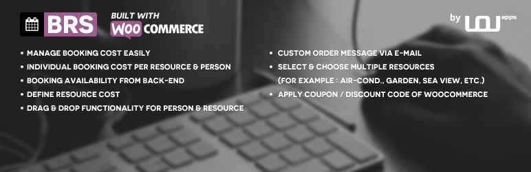 WordPress BRS – Booking & Reservation System (WooCommerce) Plugin Banner Image