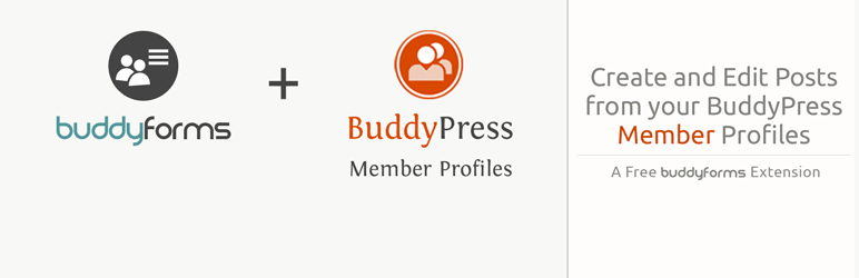 WordPress BuddyForms Members Plugin Banner Image