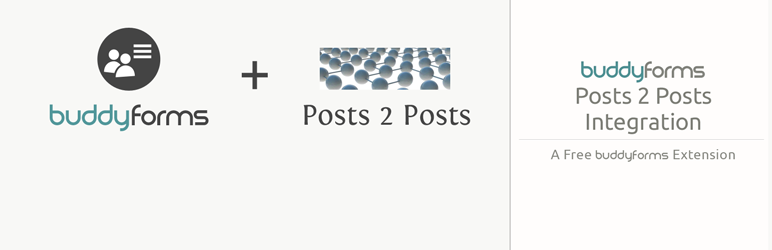 WordPress BuddyForms Posts 2 Posts Plugin Banner Image