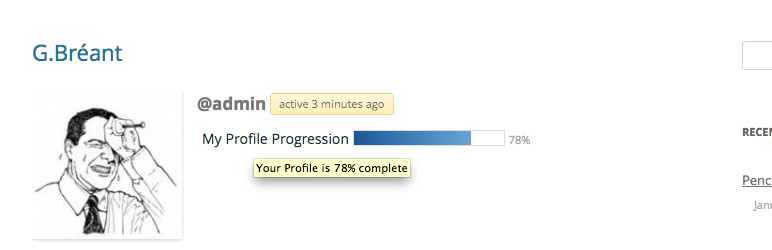 WordPress BuddyPress Profile Progression Plugin Banner Image