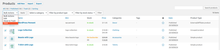 WordPress Bulk view post Plugin Banner Image