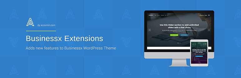 WordPress Businessx Extensions Plugin Banner Image