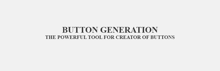 WordPress Button Generator – easily Button Builder Plugin Banner Image