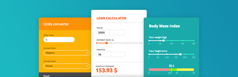 WordPress Calconic WordPress Plugin Banner Image