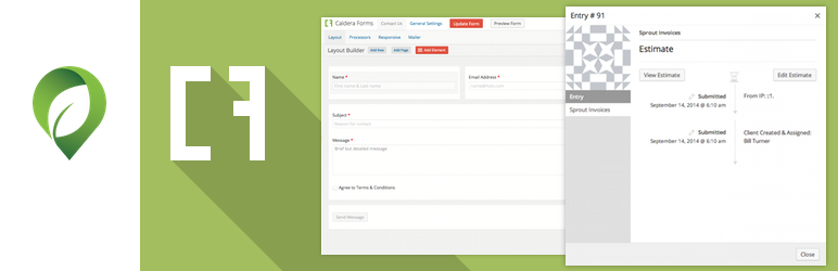 WordPress Caldera Forms – Sprout Invoices Integration Plugin Banner Image