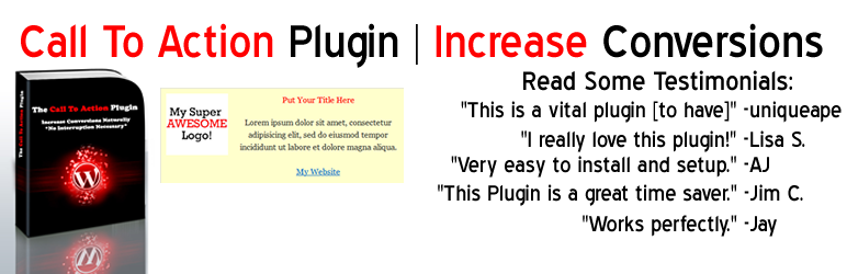 WordPress Call To Action Plugin Plugin Banner Image