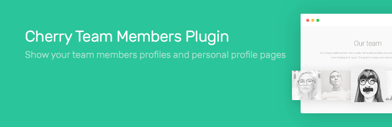 WordPress Cherry Team Members Plugin Banner Image
