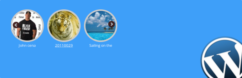 WordPress Team Circle Image Slider With Lightbox Plugin Banner Image