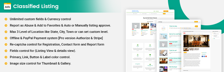 WordPress Classified Listing Plugin Banner Image