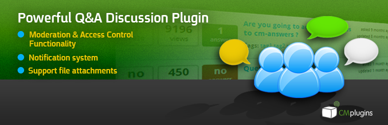 WordPress CM Answers Plugin Banner Image