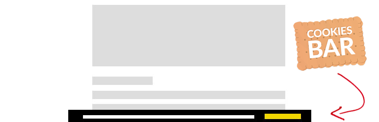 WordPress Cookie Bar Plugin Banner Image