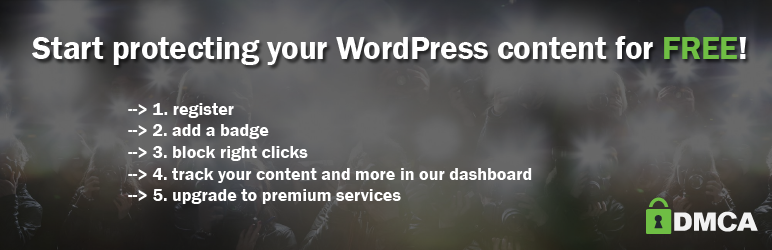 WordPress DMCA Protection Badge Plugin Banner Image