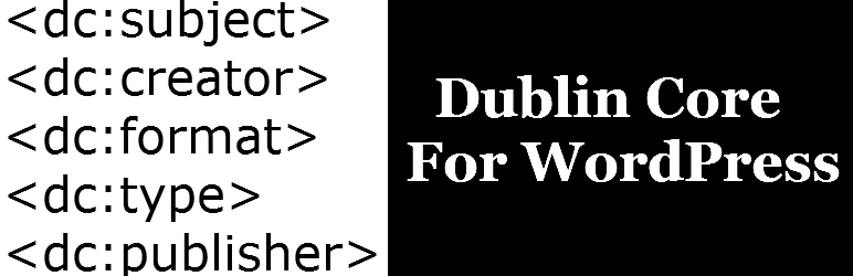 WordPress Dublin Core Metadata Plugin Banner Image