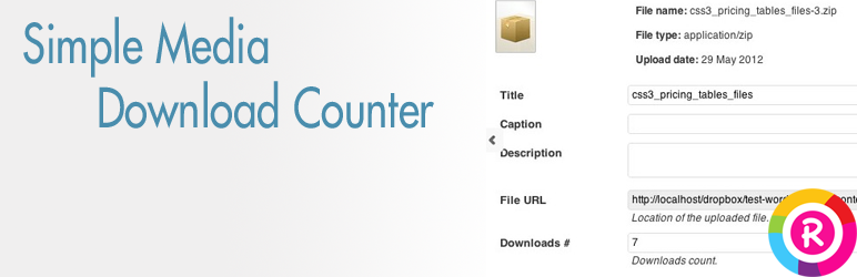 WordPress Easy Download Media Counter Plugin Banner Image