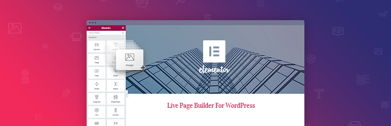 WordPress Elementor Page Builder Plugin Banner Image