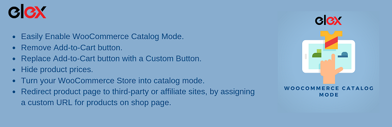 WordPress ELEX WooCommerce Catalog Mode Plugin Banner Image