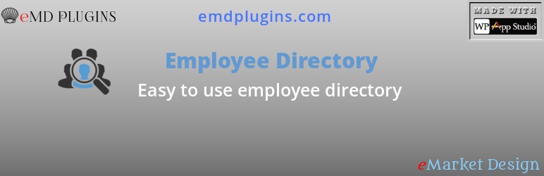 WordPress Staff Directory – Employee Directory for WordPress Plugin Banner Image