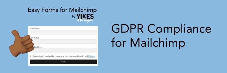 WordPress GDPR Compliance for Mailchimp Plugin Banner Image