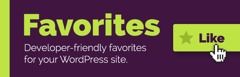 WordPress Favorites Plugin Banner Image