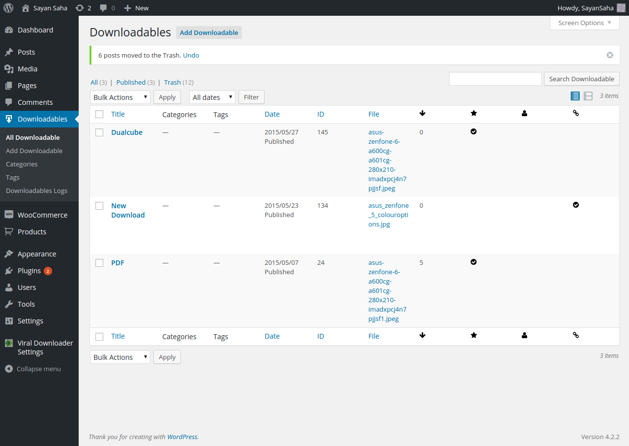 Social Viral Downloader Screenshots WordPress Plugin 2023