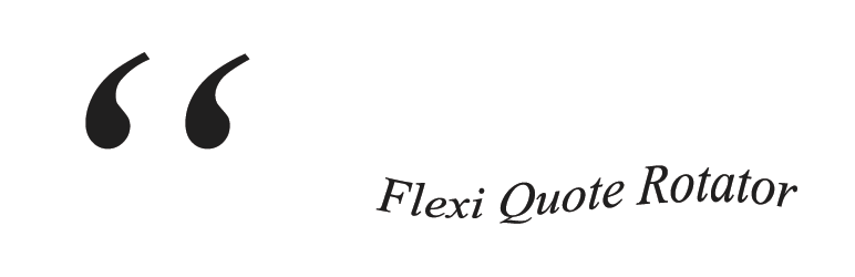 WordPress Flexi Quote Rotator Plugin Banner Image