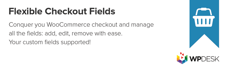 WordPress Flexible Checkout Fields for WooCommerce Plugin Banner Image