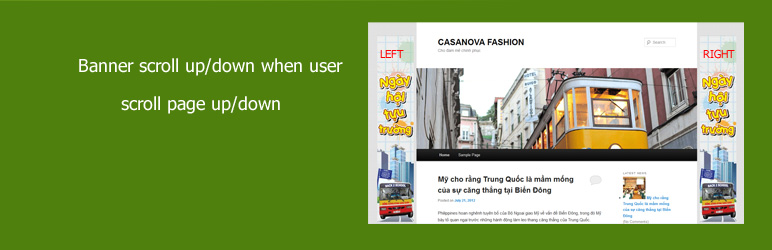 WordPress Float Left Right Advertising Plugin Banner Image