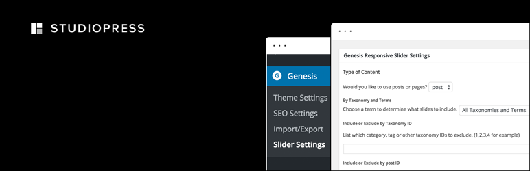 WordPress Genesis Responsive Slider Plugin Banner Image