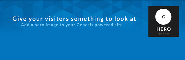 WordPress Genesis Simple Hero Image Plugin Banner Image