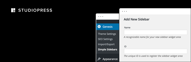 WordPress Genesis Simple Sidebars Plugin Banner Image