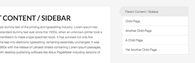 WordPress Genesis Subpage Sidebar Plugin Banner Image
