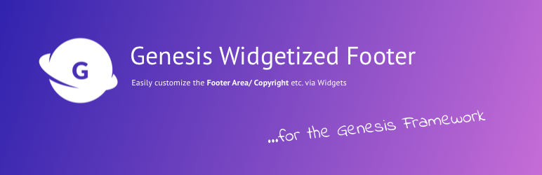 WordPress Genesis Widgetized Footer Plugin Banner Image