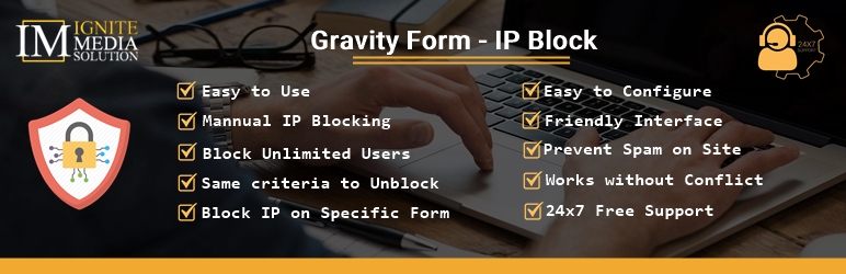 WordPress Ip Block for gravity forms Plugin Banner Image