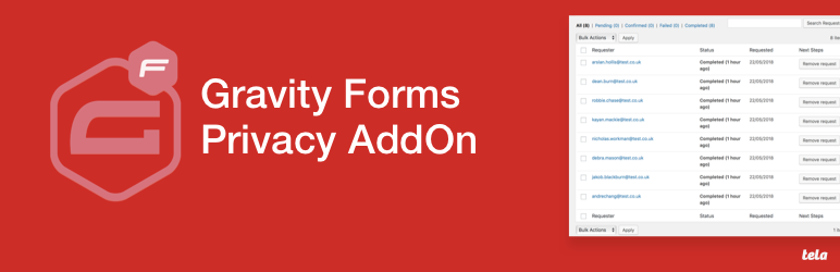 WordPress Gravity Forms Privacy AddOn Plugin Banner Image