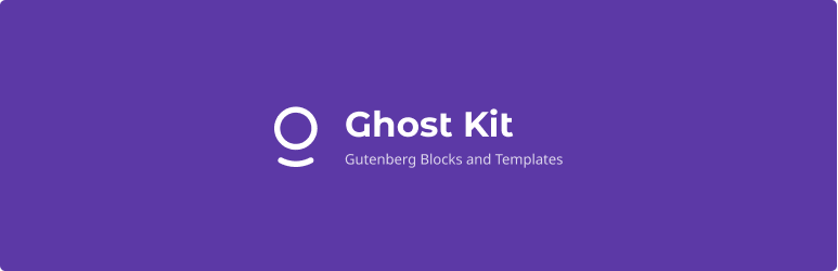 WordPress Powerful Gutenberg Blocks and Templates – Ghost Kit Plugin Banner Image