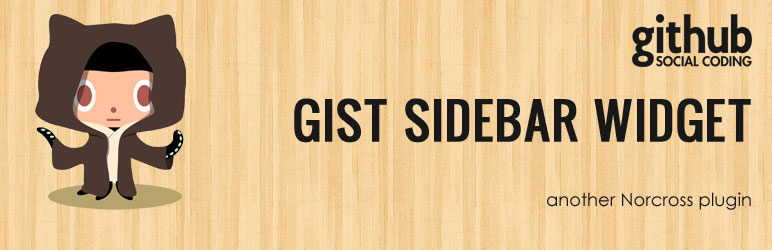 WordPress GitHub Gists Sidebar Widget Plugin Banner Image
