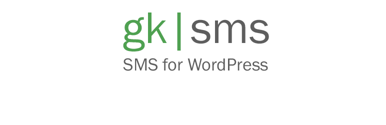 WordPress gk-sms Plugin Banner Image
