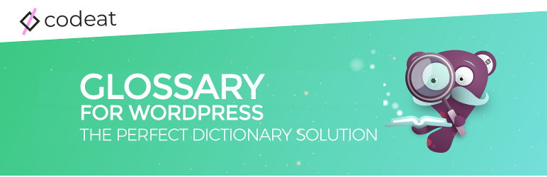 WordPress Glossary Plugin Banner Image