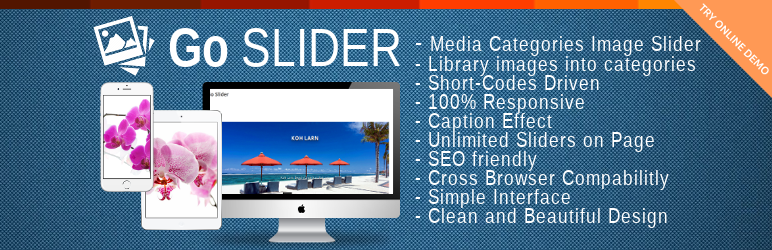 WordPress Go Slider Plugin Banner Image