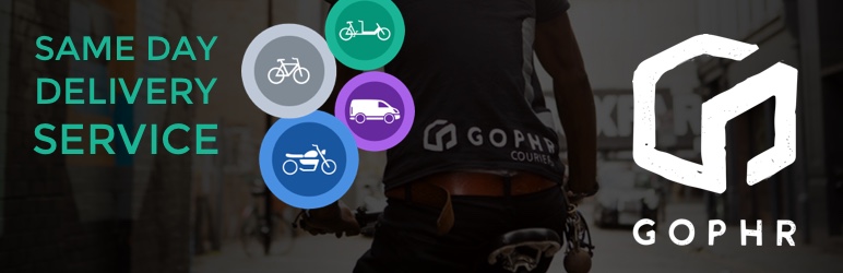 WordPress Gophr Same Day Delivery for WooCommerce Plugin Banner Image