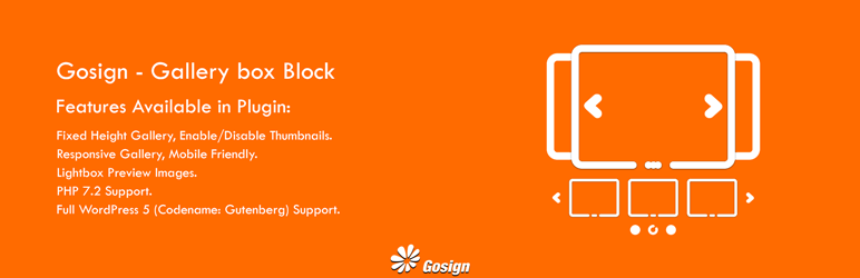 WordPress Gosign – Gallery box Block Plugin Banner Image