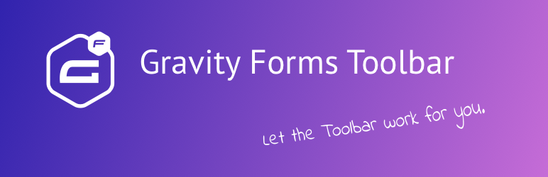 WordPress Gravity Forms Toolbar Plugin Banner Image