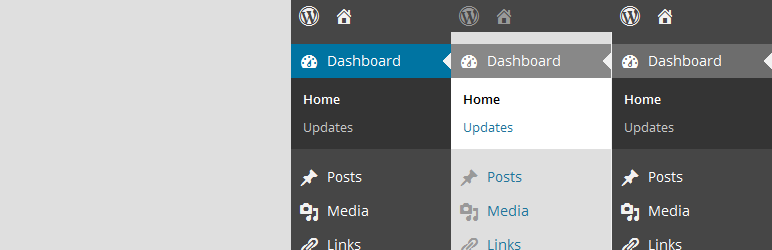 WordPress Grey Admin Color Schemes Plugin Banner Image