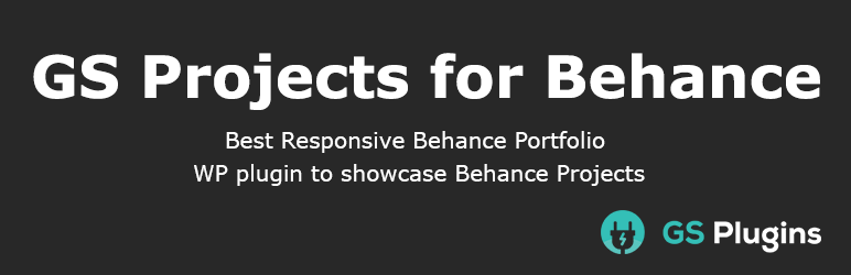 WordPress GS Projects for Behance Plugin Banner Image