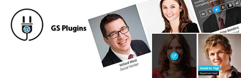 WordPress WordPress Team Members – GS Plugins Plugin Banner Image