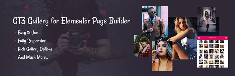 WordPress Photo Gallery for Elementor Plugin Banner Image