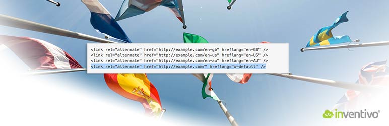 WordPress hreflang x-default Tag for WPML | inventivo Plugin Banner Image